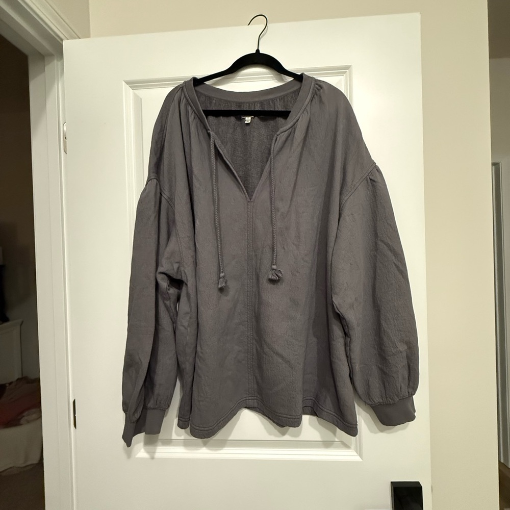 Aerie V-neck Sweatshirt